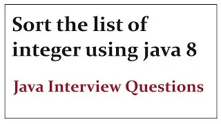 Sorting list of integer in ascending order