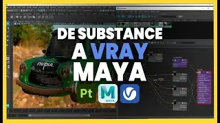 From Substance Painter to Maya Vray ::: UDIMS