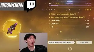 Genshin Impact Streamers Roll Artifacts 