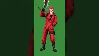 Free Fire red criminal Green screen copyright free by no rules yt 