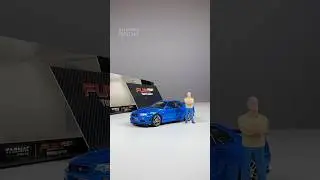 Bayside Blue Nissan Skyline R34 by Schuco Tarmac Works 1:64 scale #asmr #diecastcars