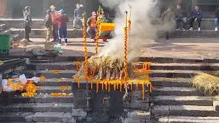 KATHMANDU - CENAZE YAKMA TÖRENİ - 8 KASIM 2023 #nepal #kathmandu #pashupatinath