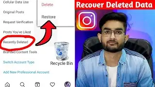 How to Restore Deleted Posts, Reels and Data | Instagram Recently Deleted Feature (New Update 2021)