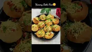 Street Style Dahi Puri Recipe | Sev Puri #shorts