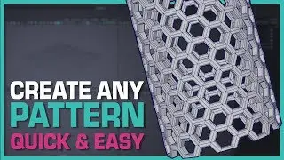 Maya Hard Surface Modeling: How To 3D Model Any Pattern