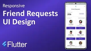 Flutter Friend Request Screen | HM Tutorials