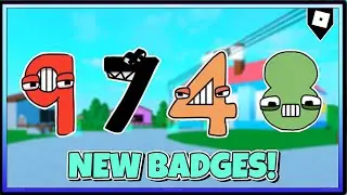 HOW TO FIND ALL 4 NEW BADGES in Find Alphabet Lore Morphs | ROBLOX