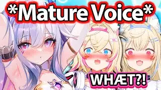 Biboo Trying to Speak in Mature Voice and Activated Fuwamoco's Neuron 【Hololive】