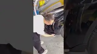 How to install Front Bumper Front Lip Front Shovel kit Compatible for Tesla Car
