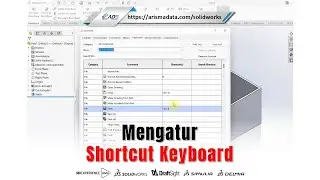 #tutorial #solidworks Mengatur keyboard shortcut