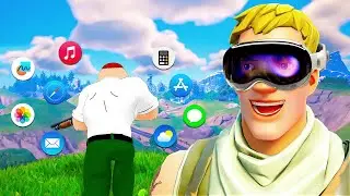 I played FORTNITE on the Apple Vision Pro!