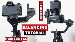DJI Ronin SC Balancing Tutorial | Shoot Horizontal and Vertical Videos.