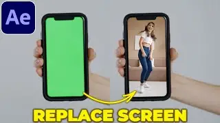 Replace Screen in After Effects | Screen Replacement | No Plugins