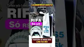 PARTICIPE  DA NOSSA RIFA - LINK NA DESCRIÇÃO 