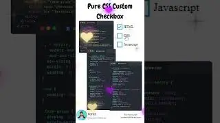 *Source Code * Simple Custom Checkbox | Custom Checkbox with HTML and CSS