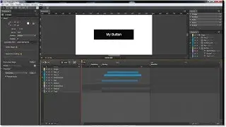 Adobe Edge Animate CC Lesson #10 - Button MouseOver Animation