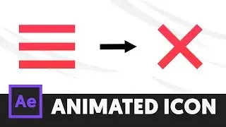 Animated Icon #1 - After Effects Tutorial (No Third Party Plugin) - T036