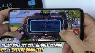 Xiaomi Redmi Note 12s Call of Duty Mobile Gaming test CODM