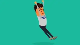 Character Jumping Animation After effects - Duik Plugin