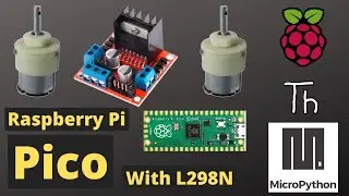 Controlling DC Motor With L298N Motor Driver And Raspberry Pi Pico #raspberrypi #raspberrypipico