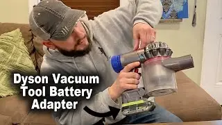 How to Run Dyson V6 V7 V8 Vacuum w Ryobi Batteries | Dewalt, Milwaukee, Makita Adapters Available