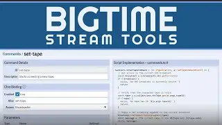 Bigtime Stream Tools: Introduction and Walkthrough