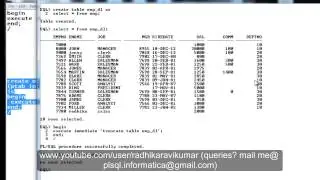 PL/SQL: Dynamic SQL part-2