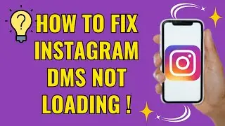 How to fix instagram dms not loading (Easy Fix 2024)