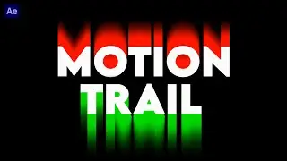 Echo Motion Trail Effect in Adobe After Effects Tutorial