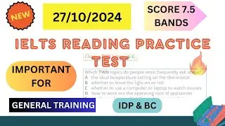 ielts reading practice test 2024 with answers | 27 october 2024