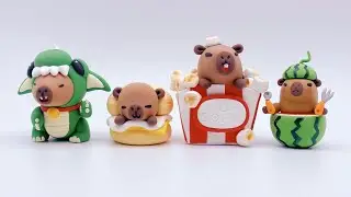 黏土教學｜水豚Capybara(2)｜ClayArt