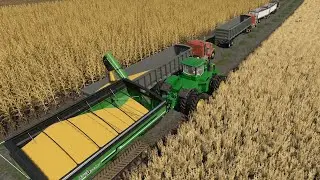 Lone Oak EP#58 | CornHarvest | FS19 Timelapse |Farming Simulator 19 Timelapse