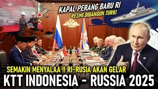 MAKIN MENYALA !! RI RUSIA AKAN GELAR KTT TAHUN DEPAN, RESMI KAPAL PERANG RI DIBANGUN TURKI FACM 70 M