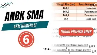 Pembahasan ANBK SMA: AKM Numerasi Part 6 | Tinggi Potensi Anak