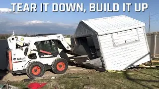Converting a Garage Into a Shop - Tearing Up the Yard