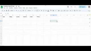 How to Create Headers In Spreadsheet With App Script