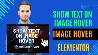 Elementor Tutorial:  How to show text on Image hover elementor