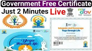 Free Government Certificate | Government Pledge Certificate | Free Government Online Course | MyGov