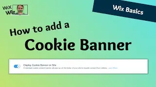 How to Add a Cookie Banner to Your Wix Website