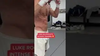 This Luke Rockhold training is intense 😤