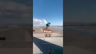 Person Climbs Onto Plane Wing!