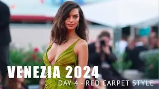 VENEZIA FILM FESTIVAL 2024 | Day 4 Red carpet Style - 4K