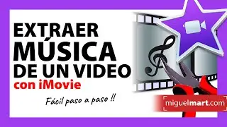 Cómo EXTRAER EL AUDIO a un Video en Mac con iMovie 2020 Español