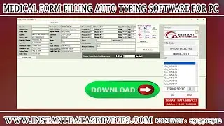 Medical Form filling auto typing software free download