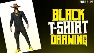 FF DRAWING | WINTER WISH EVENT | BLACK T-SHIRT DRAWING | FREE FIRE DRAWING | #FF