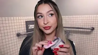 ASMR $5 Makeovers in School bathroom 😵‍💫 (fast and aggressive)