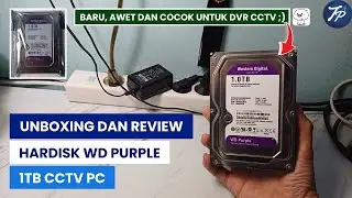 Unboxing Dan Review Hardisk WD Purple 1TB CCTV PC | WD Purple HDD