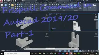 Autocad 3d Tutorials - Presspull command in Autocad || Presspull command of Autocad 2020 | 2019
