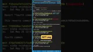 Git Log Command @NishaSingla
