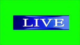 Live Ticker Green Screen |  Animated Upper Third Live Broadcasting Ticker | Free Video